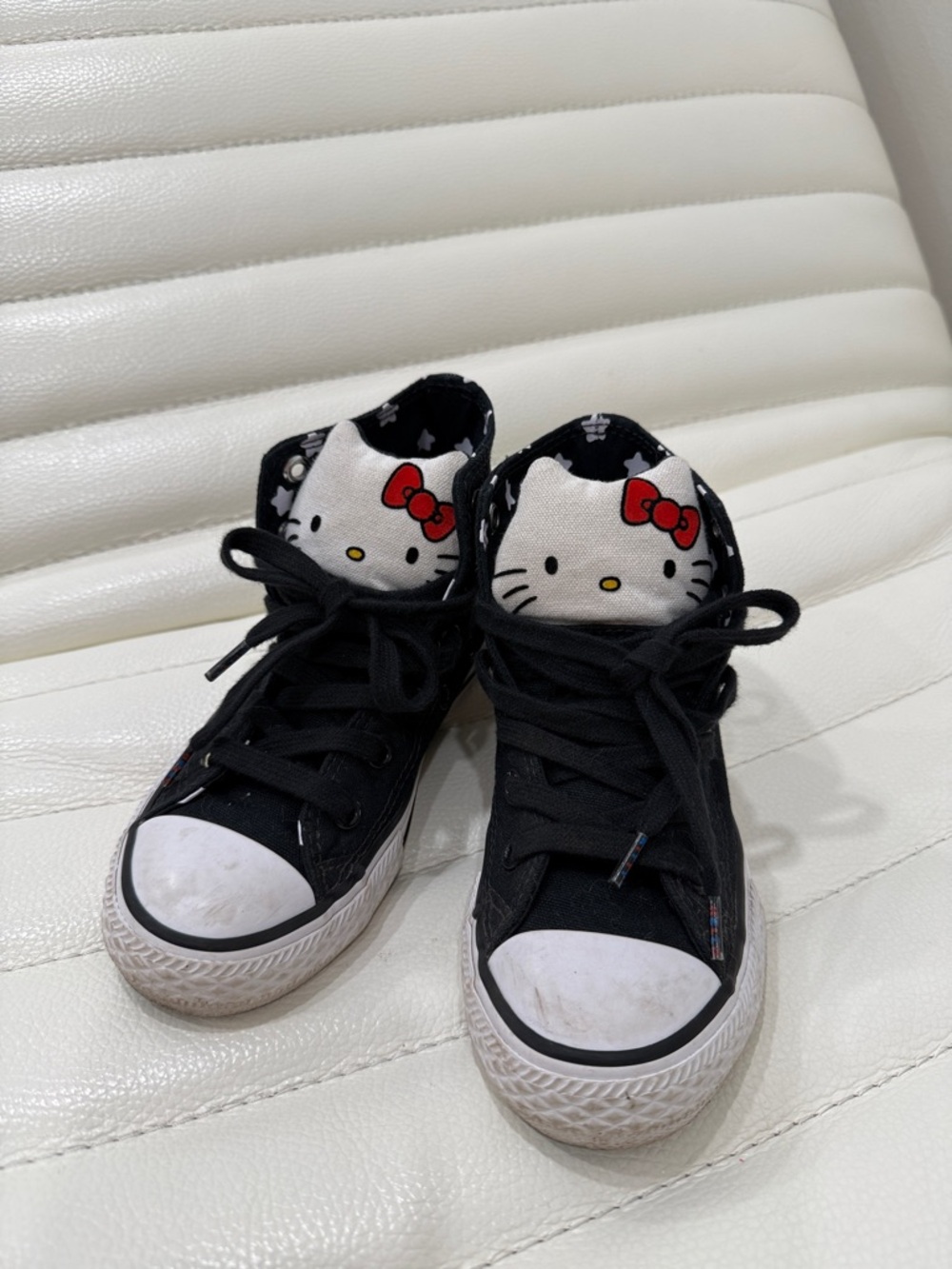 Converse Kids Black Hello Kitty High-Top Sneakers